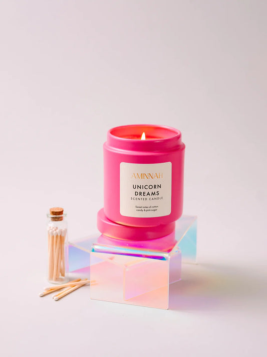"Unicorn Dreams" Tin Candle